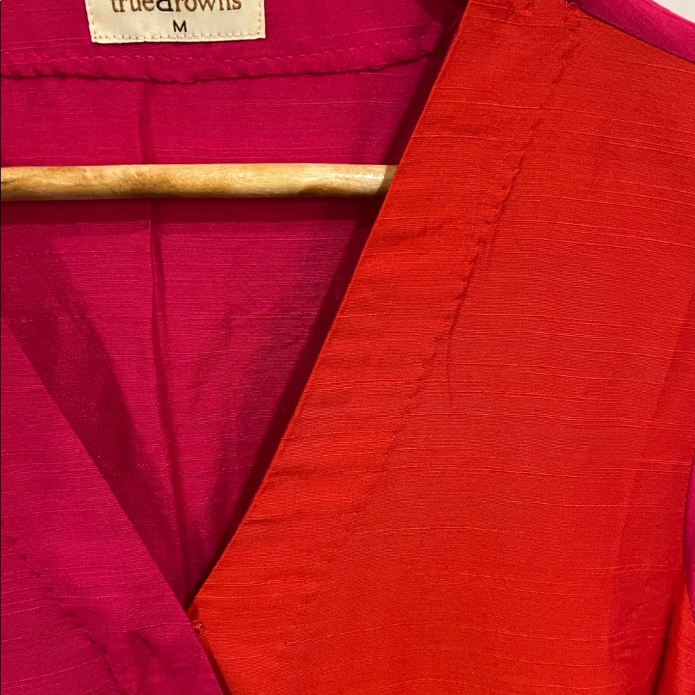 Linen Wrap Dress - Picture 4 of 4